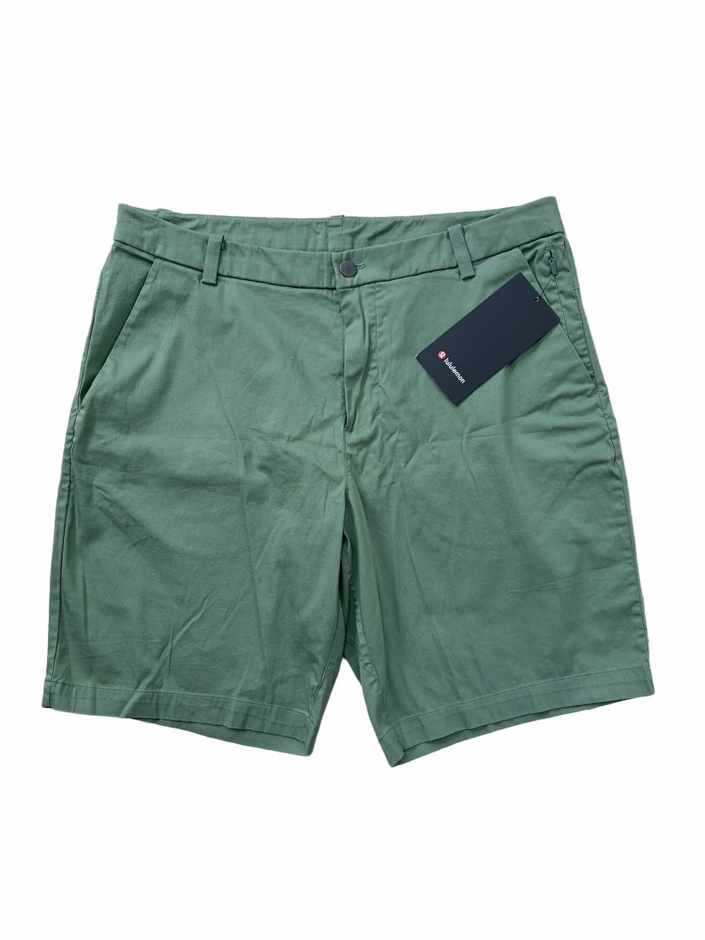Lululemon NWT Men’s Size 34 Commission Short Chino 9" *Slim in Green Haze